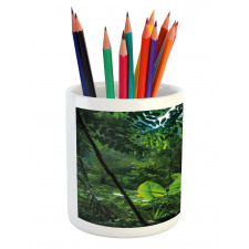 Green Untouched Nature Pencil Pen Holder