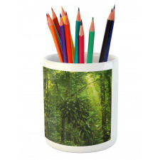 Tranquil Exotic Place Pencil Pen Holder