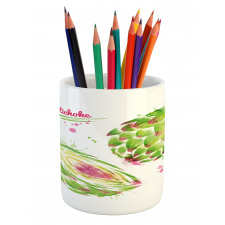 Watercolor Super Food Pencil Pen Holder