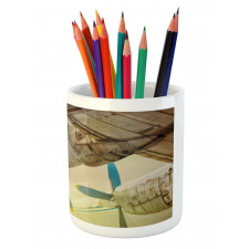 Old Aircraft Pencil Pen Holder