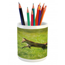 Jumping Animal Fresh Grass Pencil Pen Holder