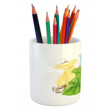 Girl Wardrobe Pencil Pen Holder