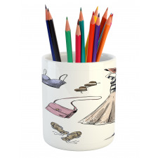 Summer Theme Pencil Pen Holder