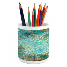 Fantasy Flowers Mix Pencil Pen Holder