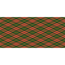 Irish Tartan Xmas Pencil Pen Holder