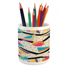 80s Funky Memphis Fashion Pencil Pen Holder