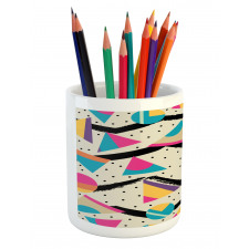 80s Funky Memphis Fashion Pencil Pen Holder