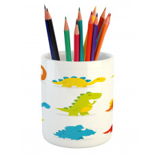 Funny Cartoon Set Pencil Pen Holder