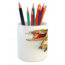 Roaring Vivid T-Rex Pencil Pen Holder