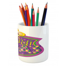 Fleur De Lis Blazon Pencil Pen Holder