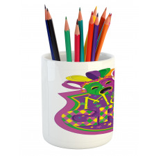 Carnival Blazon Art Pencil Pen Holder