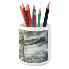 Stormy Dramatic Cloudscape Pencil Pen Holder