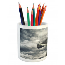 Stormy Dramatic Cloudscape Pencil Pen Holder