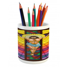 Illustration of a Scene Pencil Pen Holder