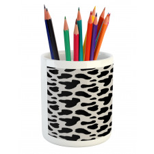 Cow Hide Black Spots Pencil Pen Holder