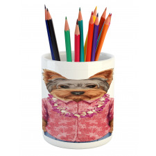 Dog in Humanoid Form Pencil Pen Holder