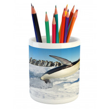 Detailed Arctic Photo Pencil Pen Holder