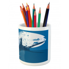 Walking on the Moon Pencil Pen Holder