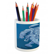 Walking on the Moon Pencil Pen Holder