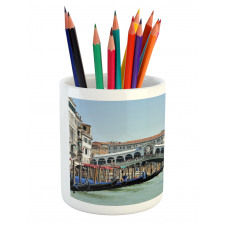 Venice Gondola Canal Photo Pencil Pen Holder