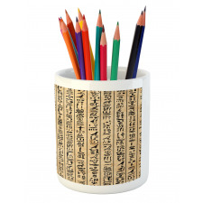 Ancinet Hieroglyphs Pencil Pen Holder