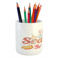 Marine Life Theme Pencil Pen Holder