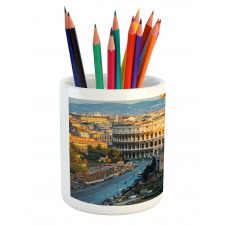 Colosseum View in Rome Pencil Pen Holder