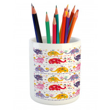 Happy Dancing Animals Pencil Pen Holder