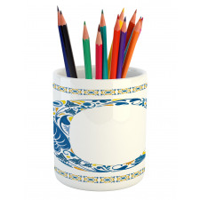 Portuguese Culture Art Pencil Pen Holder