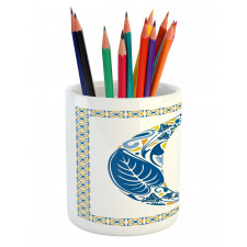 Portuguese Culture Art Pencil Pen Holder