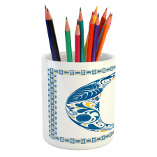 Tile Designed Letter G Pencil Pen Holder