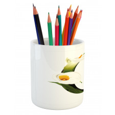 Calla Lilly Flower Pencil Pen Holder