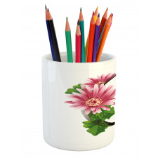 Gerbera Blossom G Font Pencil Pen Holder