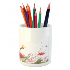 Floral Botany Pencil Pen Holder