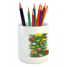 Pine Tree Majuscule L Pencil Pen Holder