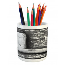 Baroque Word Design L Pencil Pen Holder