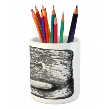 Baroque Word Design L Pencil Pen Holder