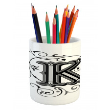 Illustrious Uppercase Pencil Pen Holder