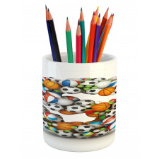 Boys Kids Fun Initials Pencil Pen Holder