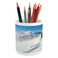 Skiing Extreme Sports Pencil Pen Holder