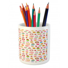 Candies Cookies Pencil Pen Holder