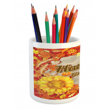 Festival Autumn Leaves Pencil Pen Holder