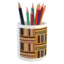 Oriental Motifs Pencil Pen Holder