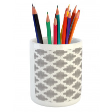 Geometric Damask Pencil Pen Holder