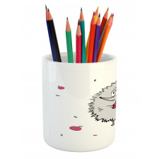 Happy Mammal Apples Pencil Pen Holder