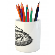 Winter Attire Hat Pencil Pen Holder