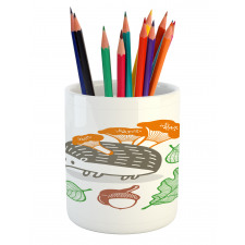 Colorful Animal Food Pencil Pen Holder