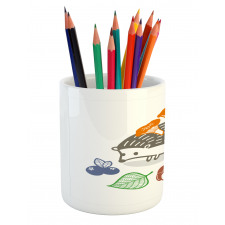 Colorful Animal Food Pencil Pen Holder