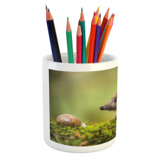 Eastern Europe Scene Pencil Pen Holder