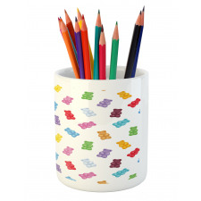 Vibrant Gummy Bears Pencil Pen Holder